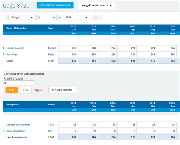Du kan altid redigere en eksisterende variabel Rediger variabel