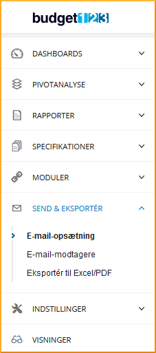 Send & Eksportér Send & Eksportér